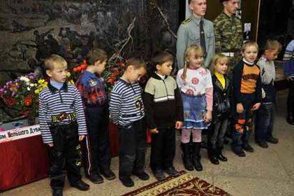 воспитанники детского сада слободы Михайловка