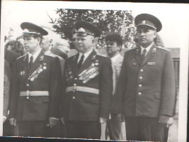 А.Ф.Постников, в центре. 1970-е г.г.
